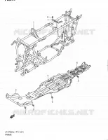 CADRE pour Suzuki KINGQUAD 750 2011