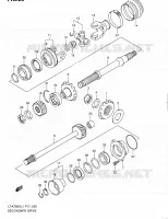 COUPLE CONIQUE pour Suzuki KINGQUAD 750 2011