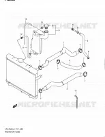 DURITE DE RADIATEUR pour Suzuki KINGQUAD 750 2011