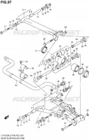 BRAS SUSPENSION ARRIERE pour Suzuki KINGQUAD 750 2012
