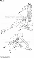 BRAS SUSPENSION AVANT pour Suzuki KINGQUAD 750 2012