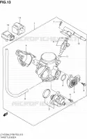 CORPS DE PAPILLON pour Suzuki KINGQUAD 750 2012