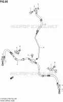 DURITE DE FREIN AVANT pour Suzuki KINGQUAD 750 2012