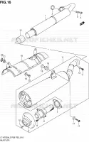 SILENCIEUX pour Suzuki KINGQUAD 750 2012