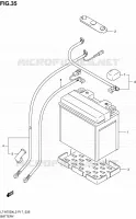 BATTERIE pour Suzuki KINGQUAD 750 2012