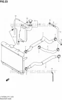 DURITE DE RADIATEUR pour Suzuki KINGQUAD 750 2012