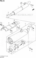 SILENCIEUX pour Suzuki KINGQUAD 750 2012