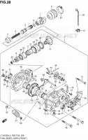 CARDAN   COUPLE CONIQUE (AVANT) pour Suzuki KINGQUAD 750 2013