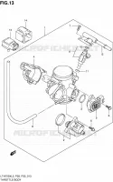 CORPS DE PAPILLON pour Suzuki KINGQUAD 750 2013