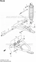 BRAS SUSPENSION AVANT pour Suzuki KINGQUAD 750 2014