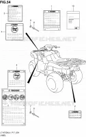 ETIQUETTE pour Suzuki KINGQUAD 750 2014