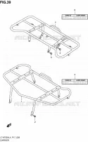 PORTE PAQUET pour Suzuki KINGQUAD 750 2014