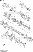 TRANSMISSION (2) pour Suzuki KINGQUAD 750 2014