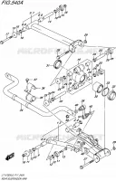 BRAS SUSPENSION ARRIERE pour Suzuki KINGQUAD 750 2016