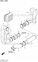 CONDUIT D'ADMISSION CARTER COURROIE pour Suzuki KINGQUAD 750 2016