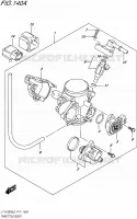 CORPS DE PAPILLON pour Suzuki KINGQUAD 750 2016