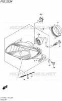 PHARE pour Suzuki KINGQUAD 750 2017