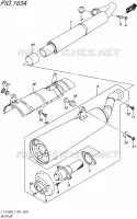 SILENCIEUX pour Suzuki KINGQUAD 750 2017