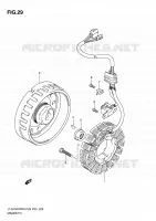 ALLUMAGE ROTOR   STATOR pour Suzuki KINGQUAD 750 2010