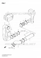 CONDUIT D'ADMISSION CARTER COURROIE pour Suzuki KINGQUAD 750 2010