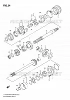 COUPLE CONIQUE pour Suzuki KINGQUAD 750 2010