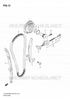 DISTRIBUTION pour Suzuki KINGQUAD 750 2010