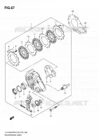 FREIN ARRIERE pour Suzuki KINGQUAD 750 2010