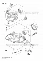 PHARE pour Suzuki KINGQUAD 750 2010