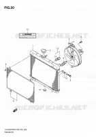 RADIATEUR pour Suzuki KINGQUAD 750 2010