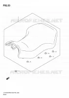 SELLE pour Suzuki KINGQUAD 750 2010