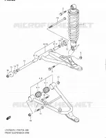 BRAS SUSPENSION AVANT pour Suzuki KINGQUAD 750 2011