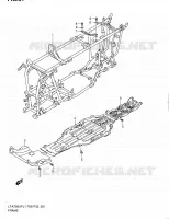 CADRE pour Suzuki KINGQUAD 750 2011