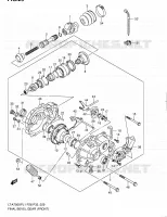 CARDAN   COUPLE CONIQUE (AVANT) pour Suzuki KINGQUAD 750 2011