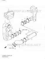 CONDUIT D'ADMISSION CARTER COURROIE pour Suzuki KINGQUAD 750 2011