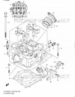CULASSE pour Suzuki KINGQUAD 750 2011