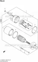 DEMARREUR pour Suzuki KINGQUAD 750 2011