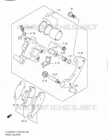 ETRIER DE FREIN AVANT pour Suzuki KINGQUAD 750 2011