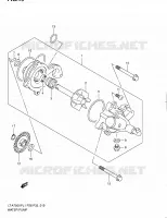 POMPE A EAU pour Suzuki KINGQUAD 750 2011