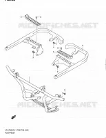 REPOSE PIED pour Suzuki KINGQUAD 750 2011