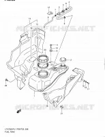 RESERVOIR D'ESSENCE pour Suzuki KINGQUAD 750 2011