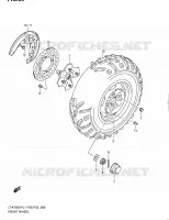 ROUE AVANT pour Suzuki KINGQUAD 750 2011