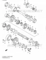 TRANSMISSION (2) pour Suzuki KINGQUAD 750 2011