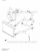 DURITE DE RADIATEUR pour Suzuki KINGQUAD 750 2011