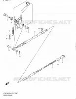 FREIN ARRIERE pour Suzuki KINGQUAD 750 2011