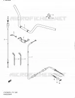 GUIDON pour Suzuki KINGQUAD 750 2011