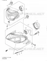 PHARE pour Suzuki KINGQUAD 750 2011