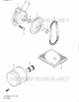 POMPE A HUILE pour Suzuki KINGQUAD 750 2011