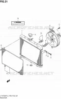 RADIATEUR (LT A750XPL3 P33) pour Suzuki KINGQUAD 750 2013
