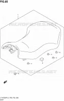 SELLE pour Suzuki KINGQUAD 750 2013