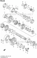TRANSMISSION (2) pour Suzuki KINGQUAD 750 2013